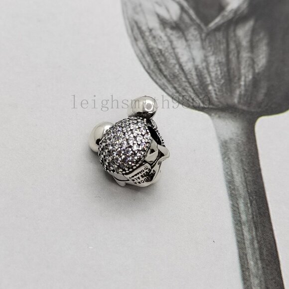 Pandora Minnie Mouse Pink Pavé Bow Clip Charm - Picture 4 of 7